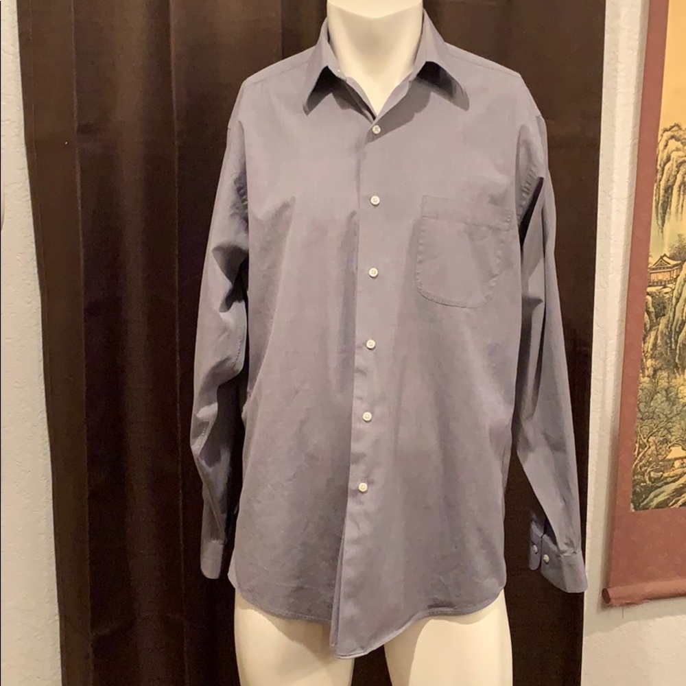 Brooks Brothers Gray Button Down 16-34/35 Shirt